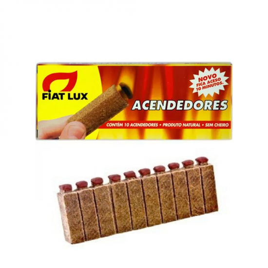 Acendedor para Churrasqueira Fiat Lux com 10 unid.