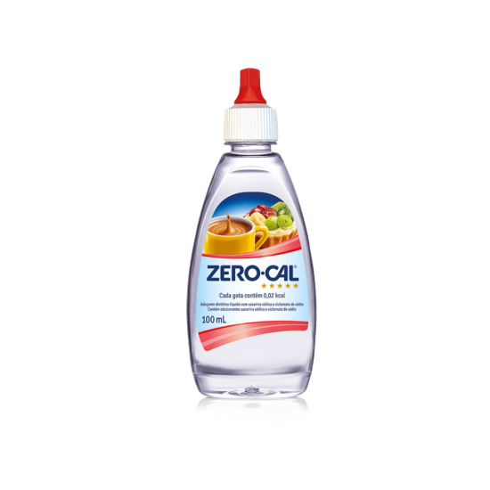 Adoçante Líquido Zero-Cal Sacarina 100mL