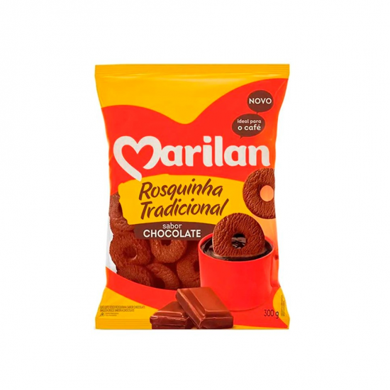 Biscoito Rosquinha Chocolate Marilan 300g