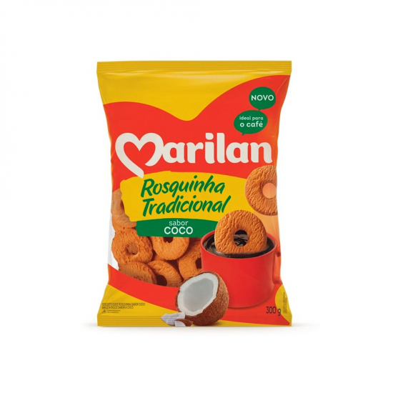 Biscoito Rosquinha Coco Marilan 300g