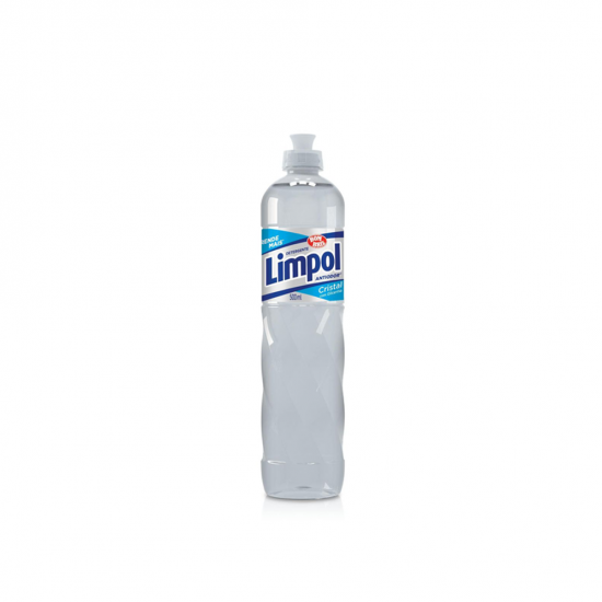 Detergente Líquido Limpol Cristal Clear 500mL