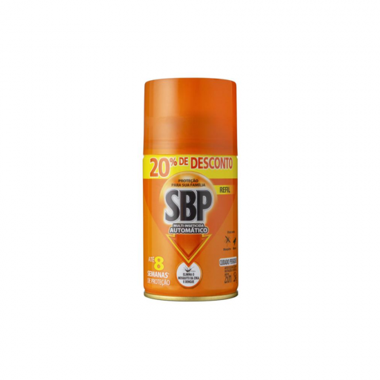 Inseticida Automático SBP Refil 250mL 20% GRÁTIS