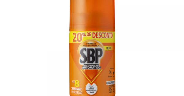 Comercial Ruzalem Inseticida Automático SBP Refil 250mL 20 GRÁTIS