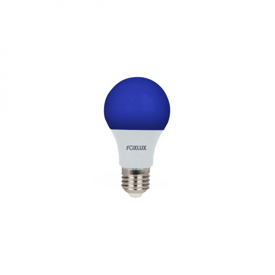 Lâmpada LED 7W Foxlux Bulbo Azul Bivolt