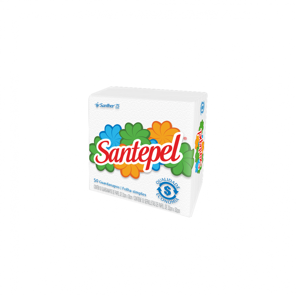 Comercial Ruzalem Guardanapo De Papel Santepel X Cm Com Folhas