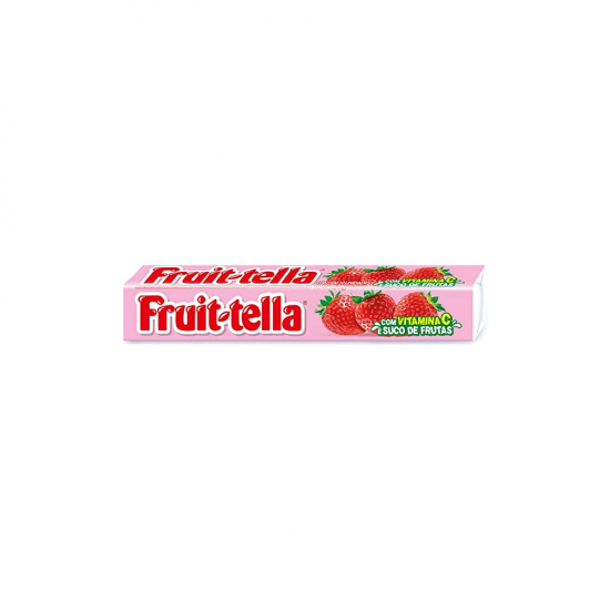 Bala Fruit-Tella Morango 40g com 10 balas