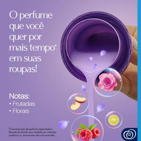 Líquido amaciador de tecido para lavanderia Downy Ultra, aroma de