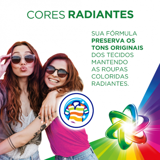 Lava Roupas Líquido Ariel Clássico 700mL Refil Cores Radiantes 