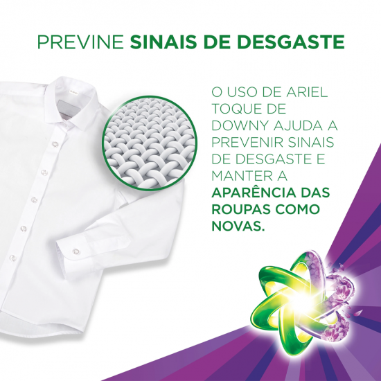 Lava Roupas Líquido Concentrado Ariel Toque de Downy 1,2L 