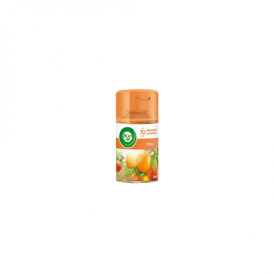 Aromatizador Spray Automático Bom Ar Freshmatic Citrus 250mL Refil