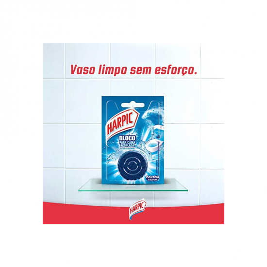 Bloco Sanitário Harpic para Caixa Acoplada Marine 50g