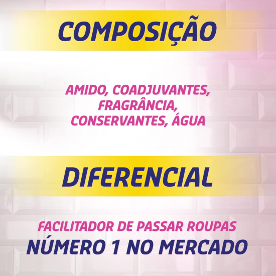 Facilitador de Passar Roupas Passe Bem 500mL Spray