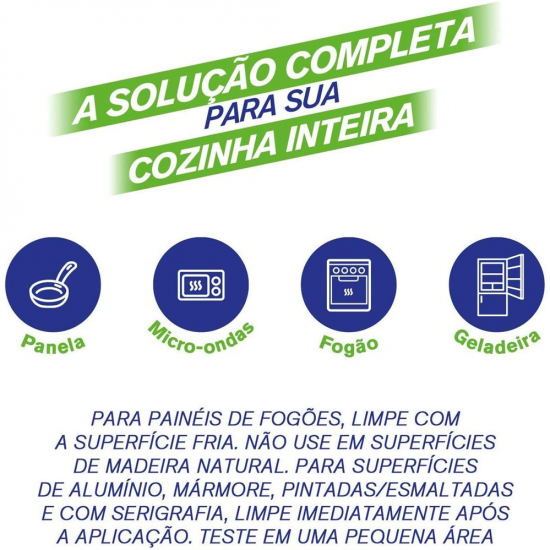 Limpador Desengordurante Cozinha Veja Limão 500mL Refil