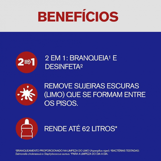 Limpador Desinfetante Veja X-14 Limpeza Pesada 2 em 1 com Cloro 500mL 20% DESCONTO