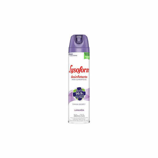 Desinfetante Aerossol Lysoform Lavanda 360mL