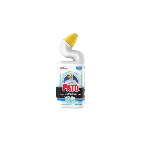 Desinfetante Cloro Gel Pato Poderosa Espumação Marine 500mL