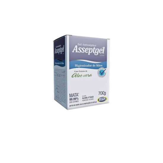 Álcool em Gel 70% Asseptgel Start 700g Sachê