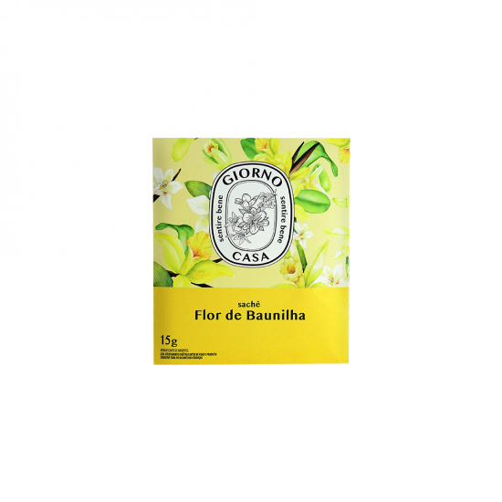 Sachê Aromatizador Giorno Flor de Baunilha 15g