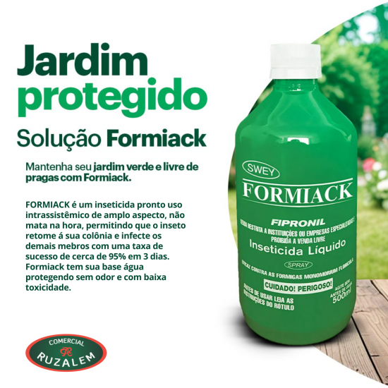 Formicida Líquido Formiack 500mL com Pulverizador