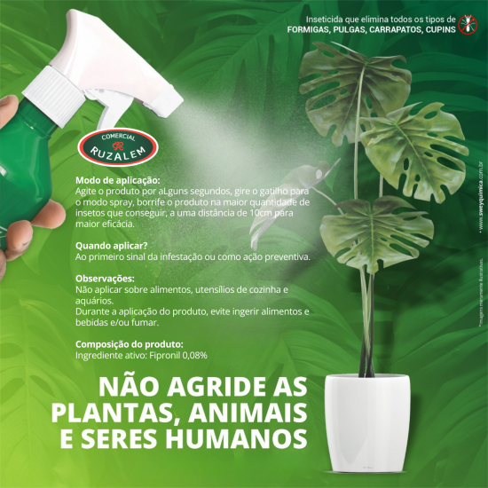 Formicida Líquido Formiack 500mL com Pulverizador